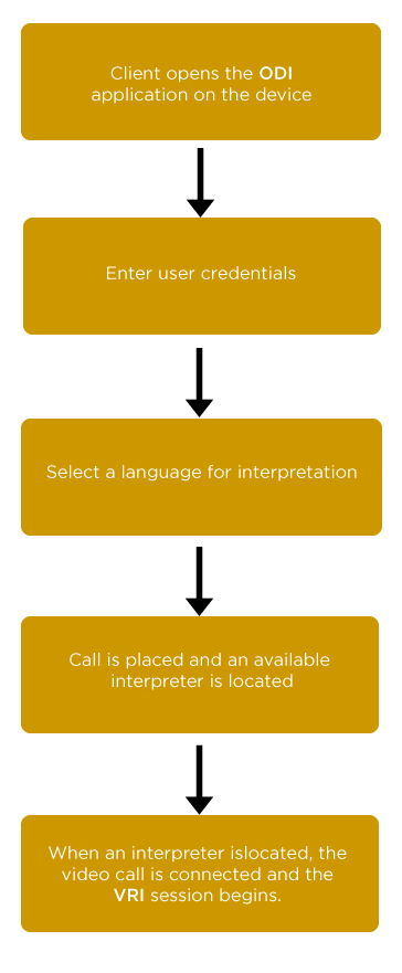 Video Remote Interpreting Workflow